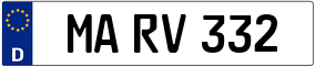 Truck License Plate